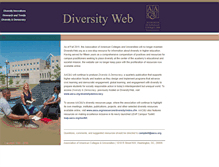 Tablet Screenshot of diversityweb.org